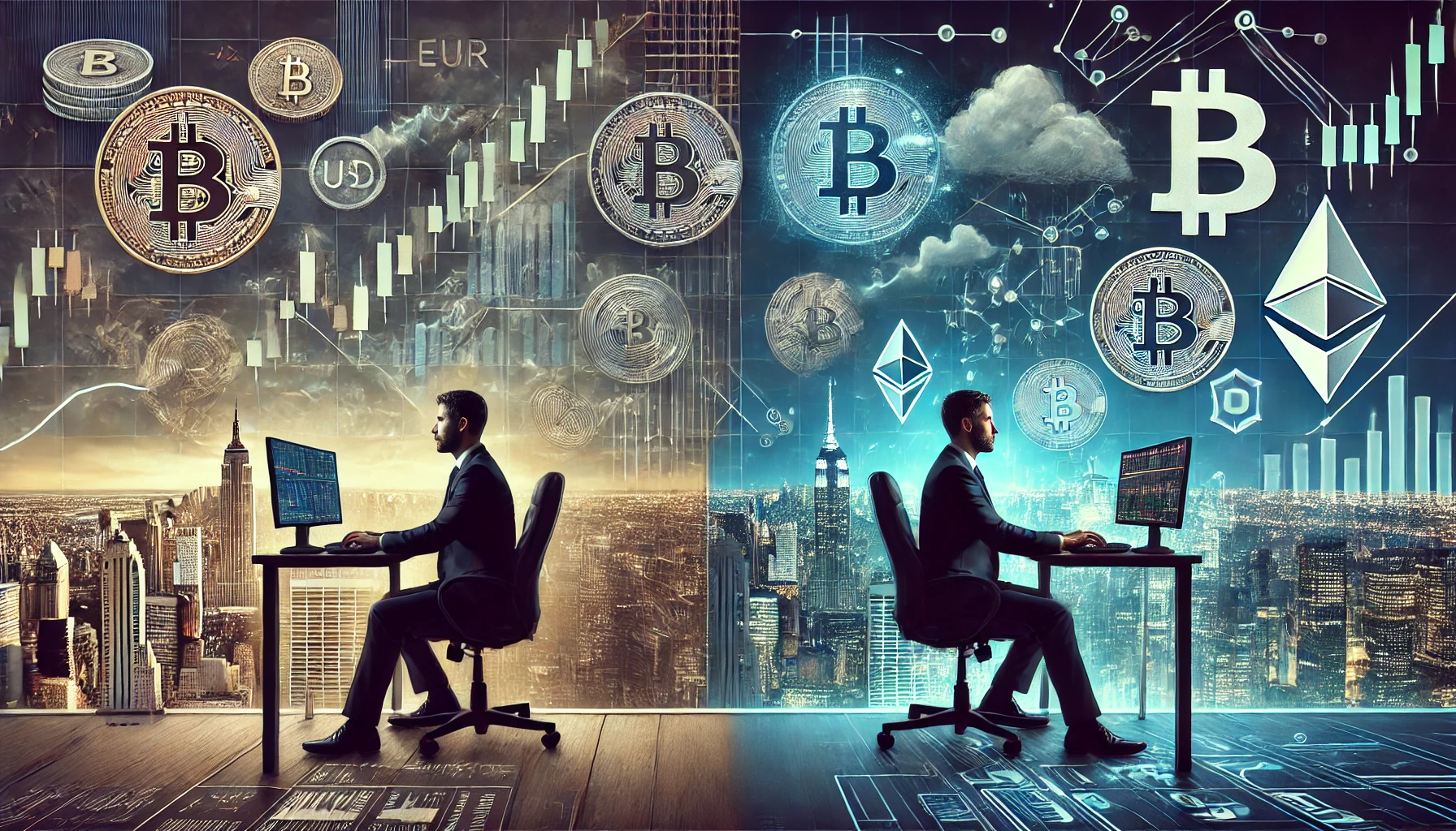 ترید طلا یا ترید ارزهای دیجیتال: کدام بازار سودآورتر است؟