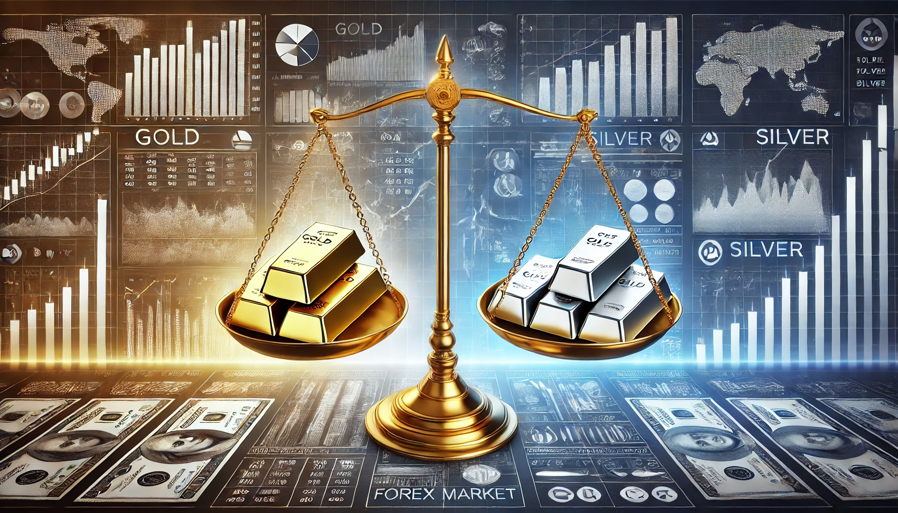 مقایسه ترید طلا و نقره: کدام یک برای ترید در بازار فارکس بهتر است؟