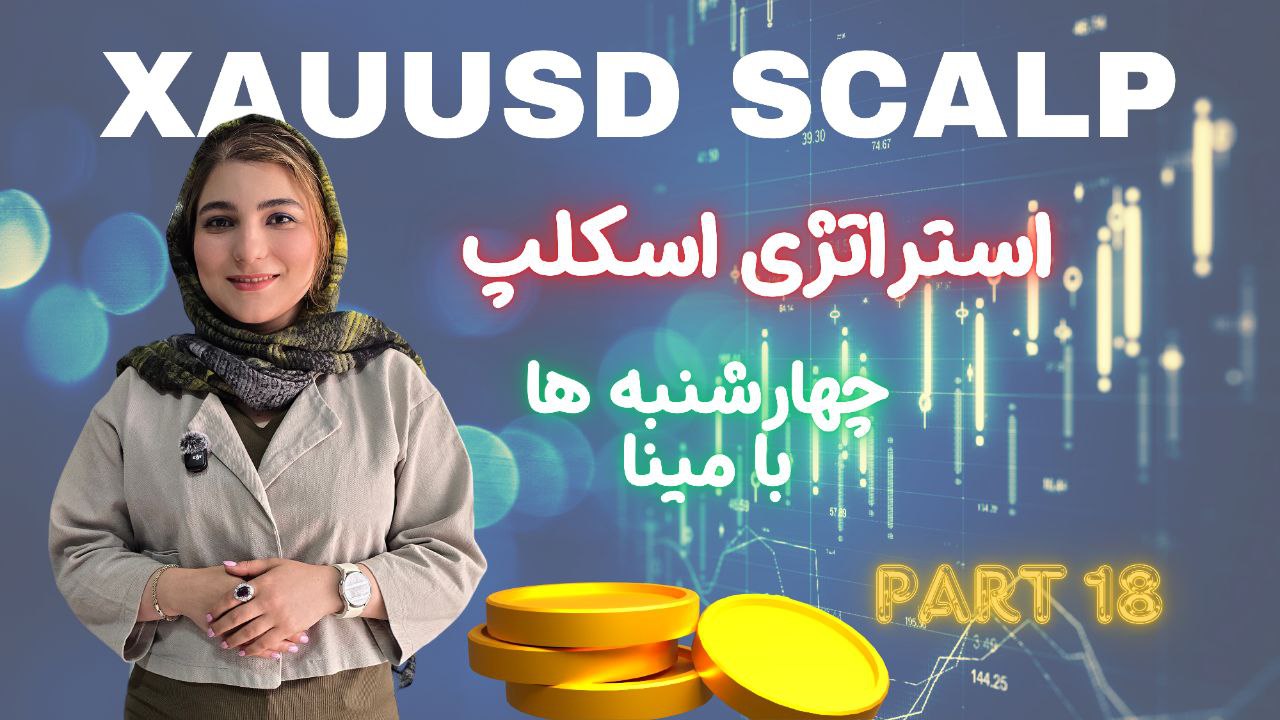 استراتژی معاملاتی سود ده ترید طلا با وین ریت بالا | چهارشنبه ها با مینا هجدهم