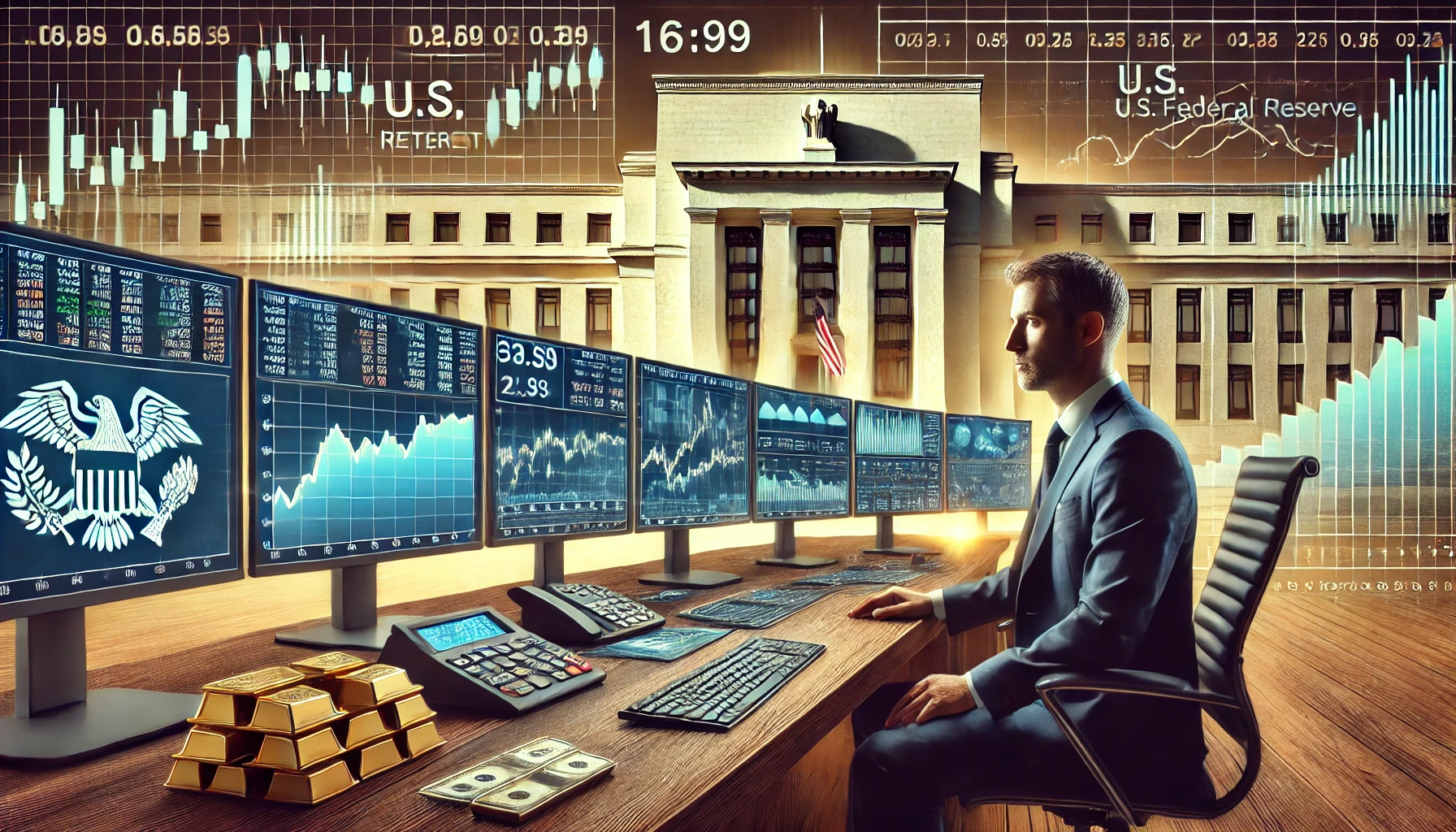 تأثیر نرخ بهره آمریکا بر قیمت جهانی طلا: آنچه تریدرها باید بدانند